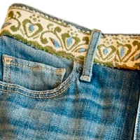 Image 3 of Women's Abercrombie & fitch cut off denim shorts, Reworked coraw hem