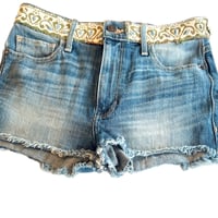 Image 1 of Women's Abercrombie & fitch cut off denim shorts, Reworked coraw hem
