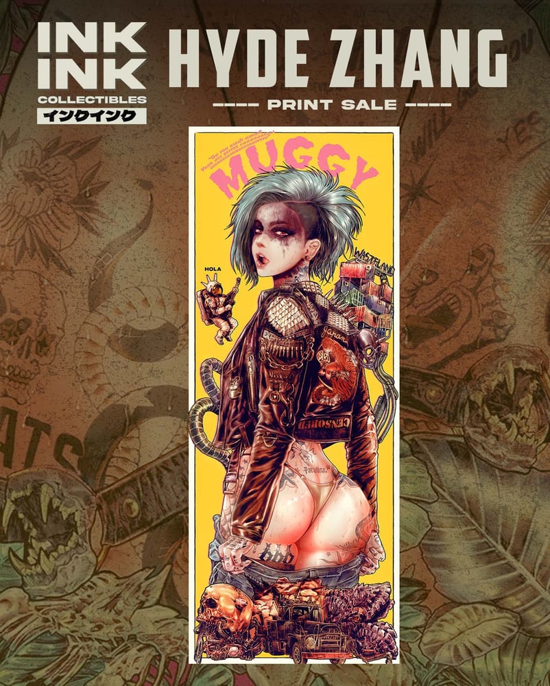 Image of Muggy - A3 Print // Hyde Zhang