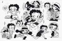 Image 1 of felix the cat and betty flash sheets 