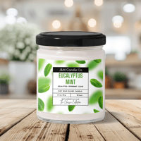 Image 1 of EUCALYPTUS MINT SCENTED CANDLE 