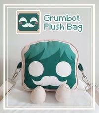 Image 1 of Grumbot Plush Bag (PREORDER)