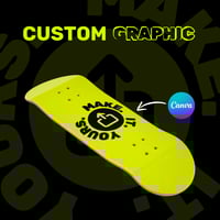 Image 1 of Custom Graphic Fingerboard Deck