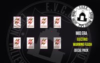 Image 2 of Electric Flash Warning decals