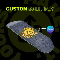 Image 1 of Custom Split Ply Fingerboard Deck