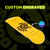 Image 1 of Custom Engraved Fingerboard Deck