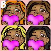 Image 2 of Girl With Heart Emote