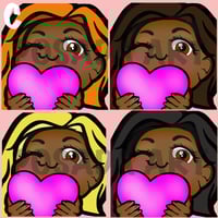 Image 3 of Girl With Heart Emote