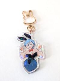 Image 1 of Bloomers Bunny Keychain/Charm