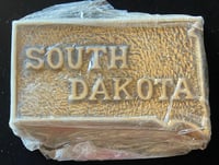 Image 5 of Vintage (ca. 1970s) "State of South Dakota" Paperweight - Solid Brass