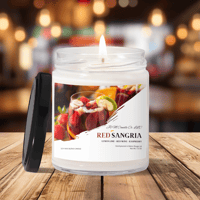 Image 1 of RED SANGRIA SCENTED CANDLE