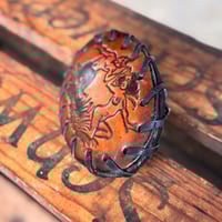 Image 4 of Original Tom Fugle Dance with the Devil Leather Belt Buckle