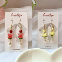 Image 3 of bloom drop earrings