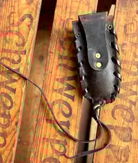 Image 2 of Original Tom Fugle Deer Leather Knife Case