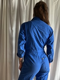 Image 5 of French workwear jumpsuit belted