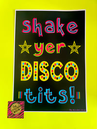 ‘Disco Tits’ Limited Edition Art Print