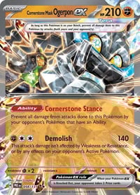 Cornerstone Mask Ogerpon ex - 058/131 - SV: Prismatic Evolutions - Near Mint