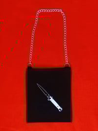 Image 2 of Knife Tote Bags