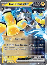 Iron Hands ex - 031/131 - SV: Prismatic Evolutions - Near Mint
