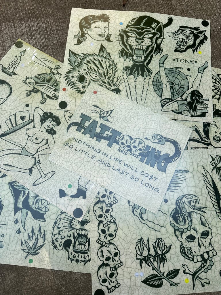 5 page print set plus “the gift that keeps on giving”