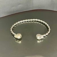 Image 1 of Twisted Stainless Skull Cuff 1