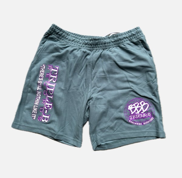 Image of BBB Green Sweat Shorts (3 pockets)