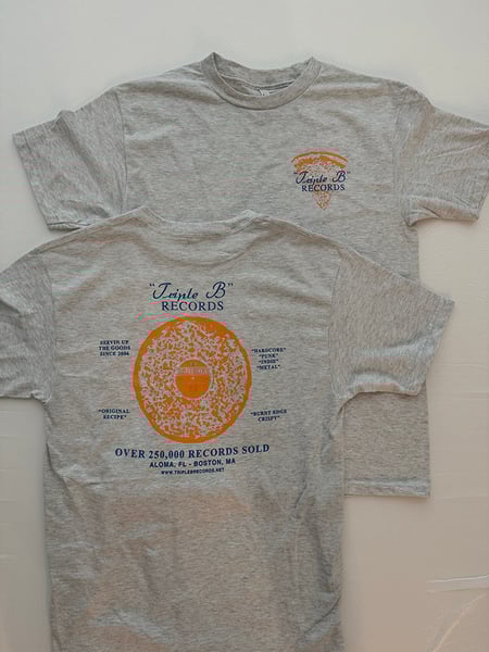 Image of BBB Pizza Shirt (Athletic Grey) 