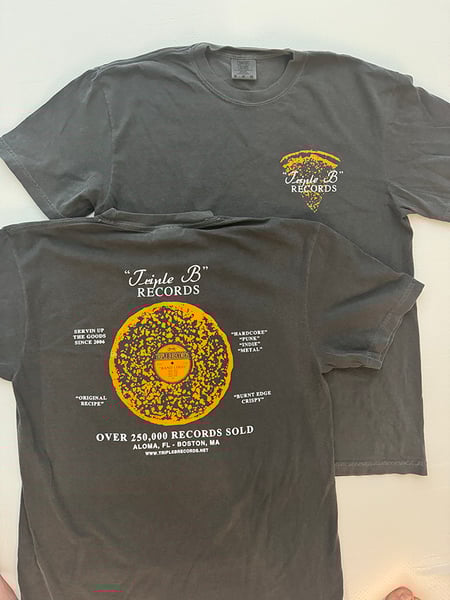 Image of BBB Pizza Shirt (Pepper Comfort Colors)