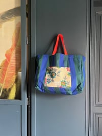 Image 1 of CABAS STAN Bleu et Vert