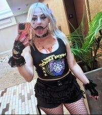 Image 11 of Clown Porn Crop Top (Black)