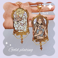 Image 2 of Hyuluka double sided enamel charm