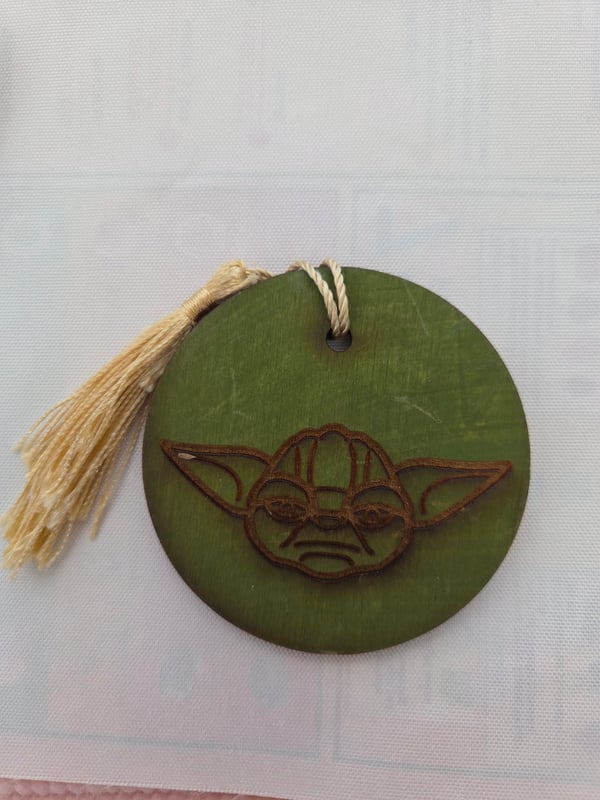 Image of Adult Yoda bookmark