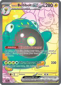 Iono's Bellibolt ex - 172/159 - SV09: Journey Together - Near Mint