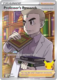 Professor's Research (Full Art) - Celebrations - Near Mint