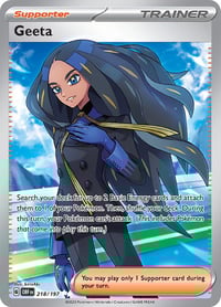 Geeta - 218/197 - SV03: Obsidian Flames - Near Mint
