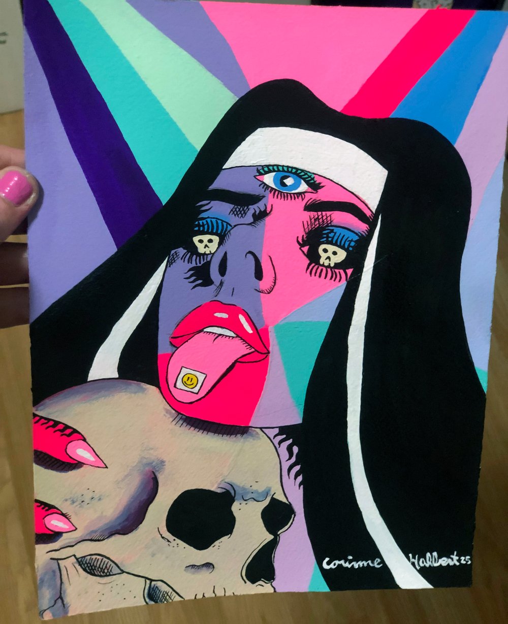Acid Nun 2025 No. 2 Original Painting