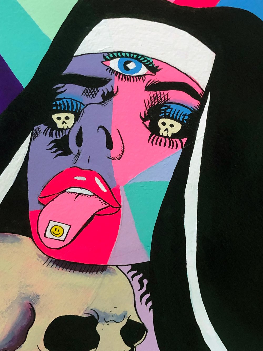 Acid Nun 2025 No. 2 Original Painting