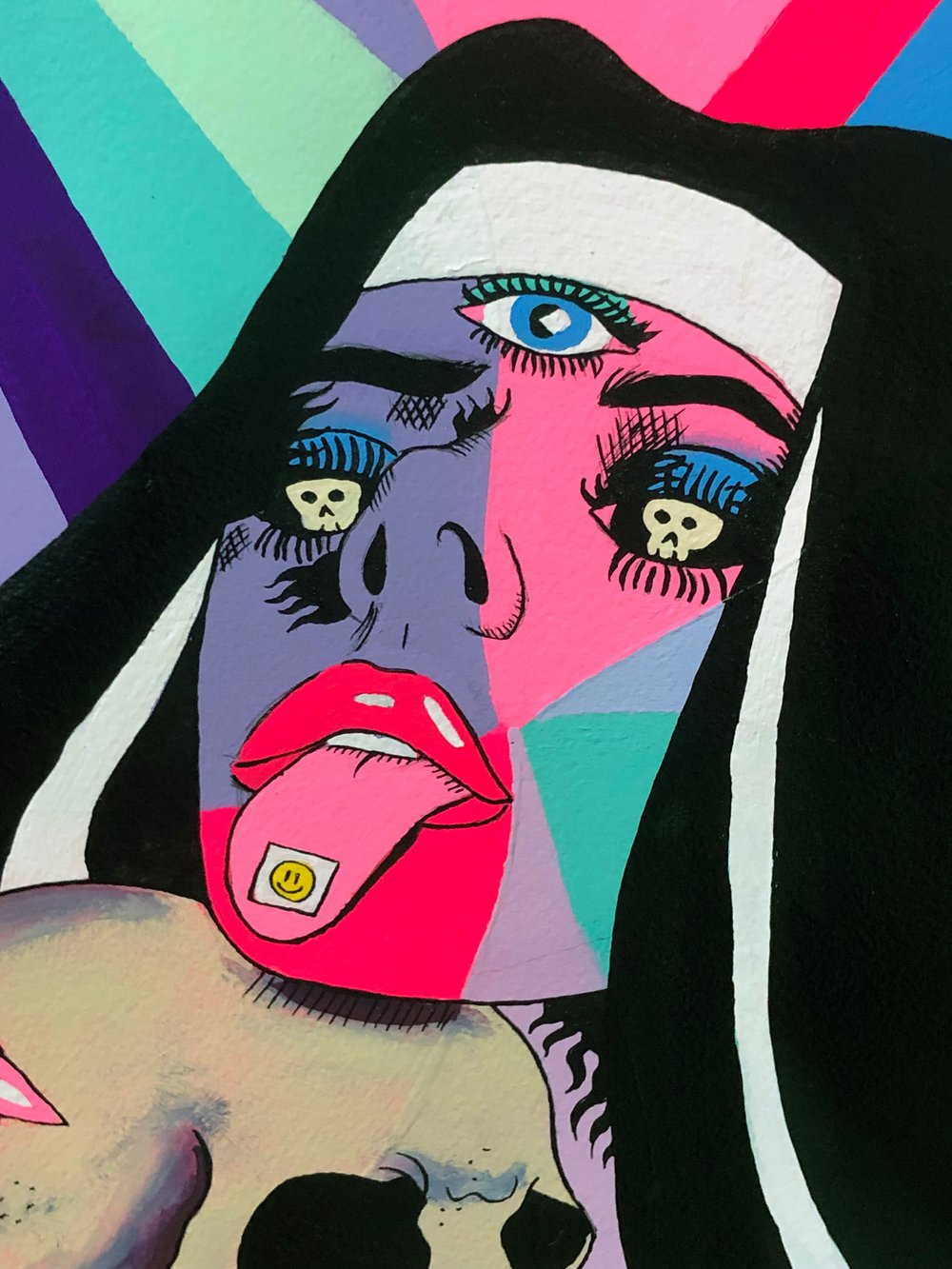 Acid Nun 2025 No. 2 Original Painting