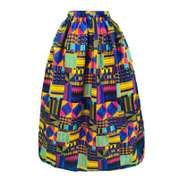 Image 1 of Blue Enigma Maxi Skirt