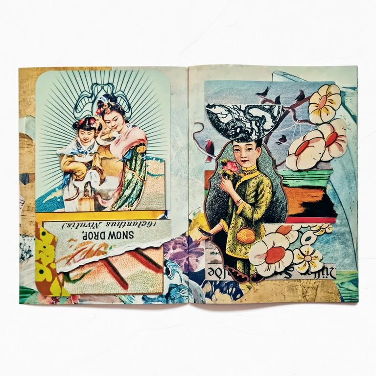 ‘paper songs’ n° 1 – full colour, twenty-page collage art zine, first edition Image 2