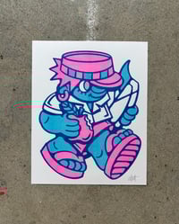 Lunch Break - 8"x10" Riso Print / Signed