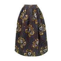 Image 1 of Autumn Flower Maxi Skirt