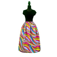 Image 2 of Bubblegum Swirl Maxi Skirt