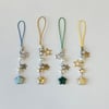 glass star phone/bag charm