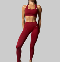 Image 1 of Motion Activewear Set - Crimson Red