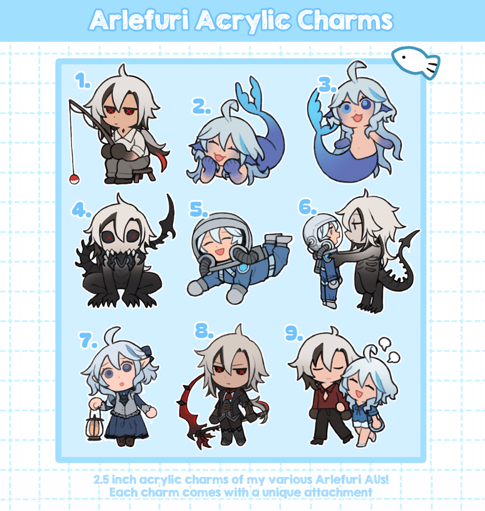 Image of Arlefuri Acrylic Charms