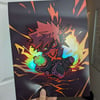 Holographic Bakugou Print