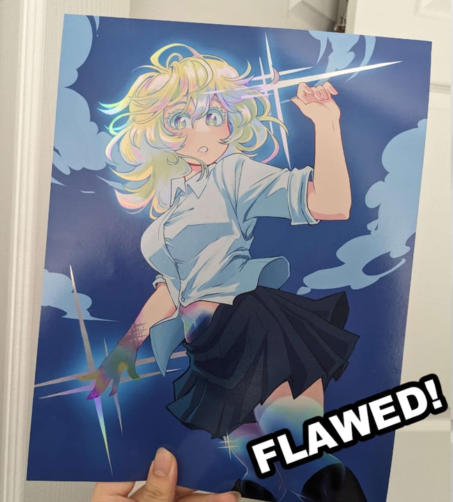 Holographic Hagakure Print (Flawed available)