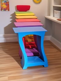 Image 1 of Dr Seuss / Alice in Wonderland inspired End Table