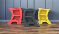Image 1 of Dr Seuss / Alice in Wonderland inspired bookcase